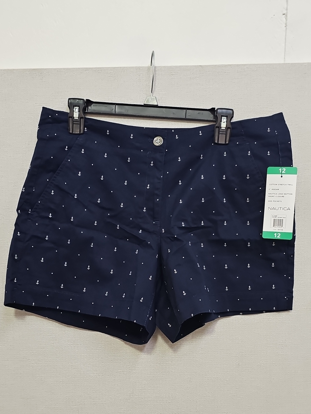 NAUTICA ANCHOR PRINT STRTCH TWILL SHORTS BFPM-09-137